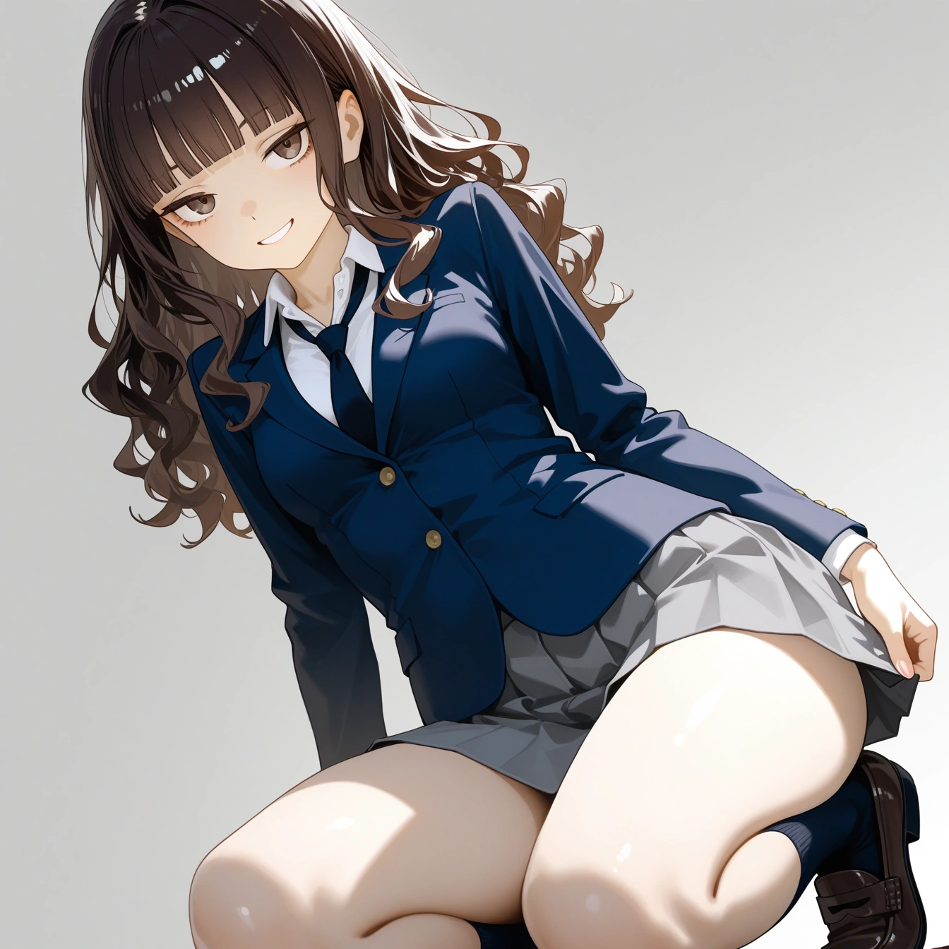 連続1枚絵でブレザー制服 10