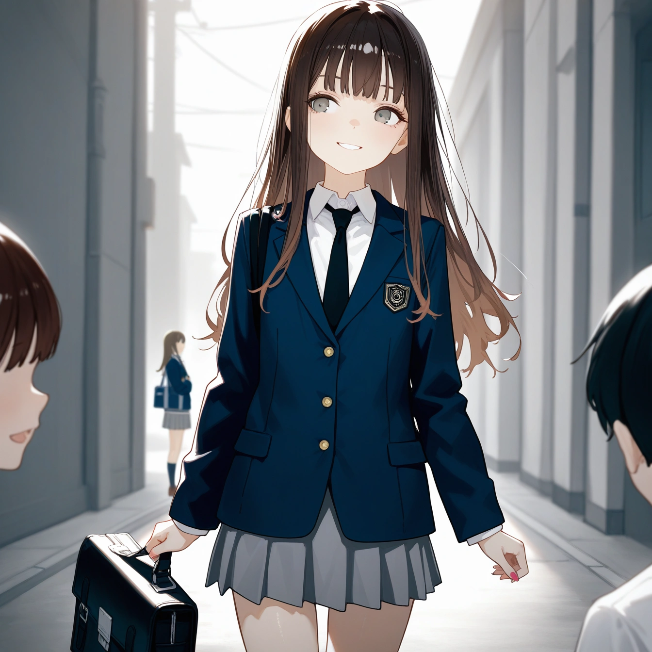 連続1枚絵でブレザー制服 18