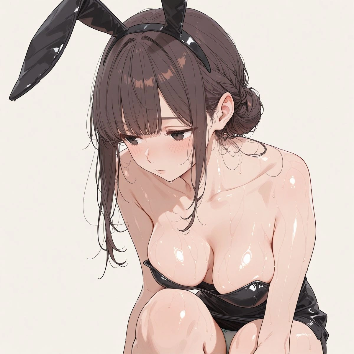 マ●コ広げるなんて・・・種付けOKってことだよ。お仕置きバックね 2