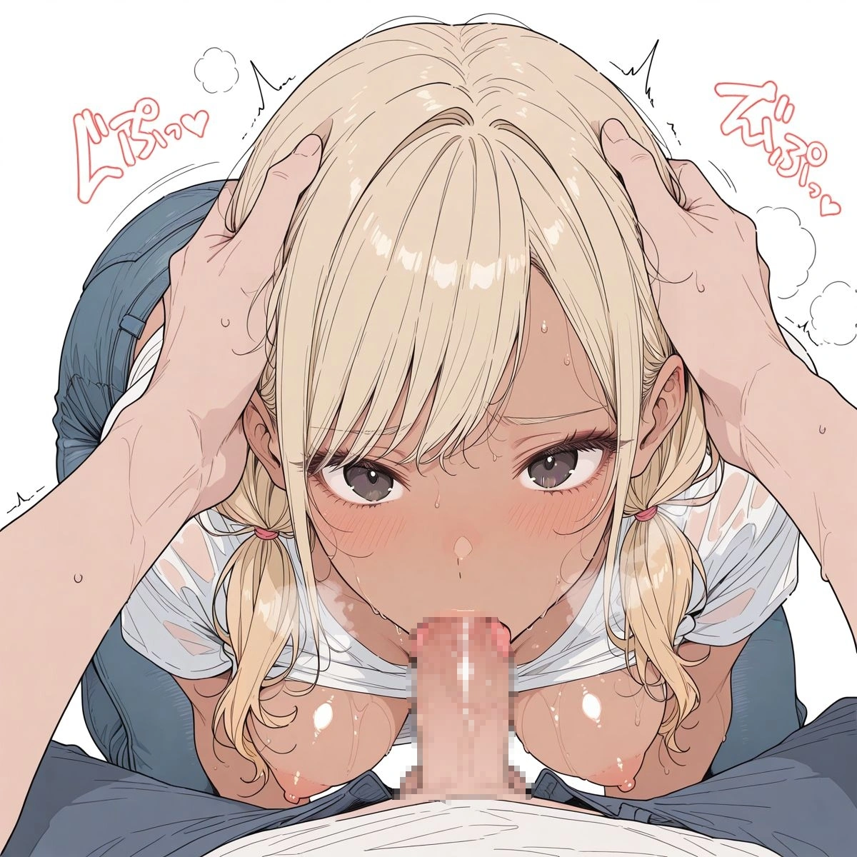 清楚系人妻メイドが足コキ上手いってある？興奮しすぎて喉奥突っ込む 13