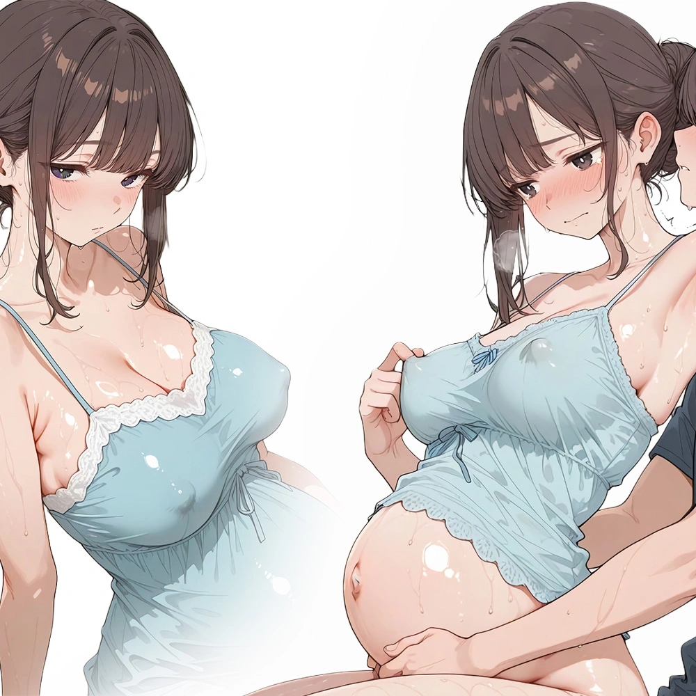 妊娠したら乳首が敏感になった不倫人妻　軽く責めたらよがって噴乳 の表紙