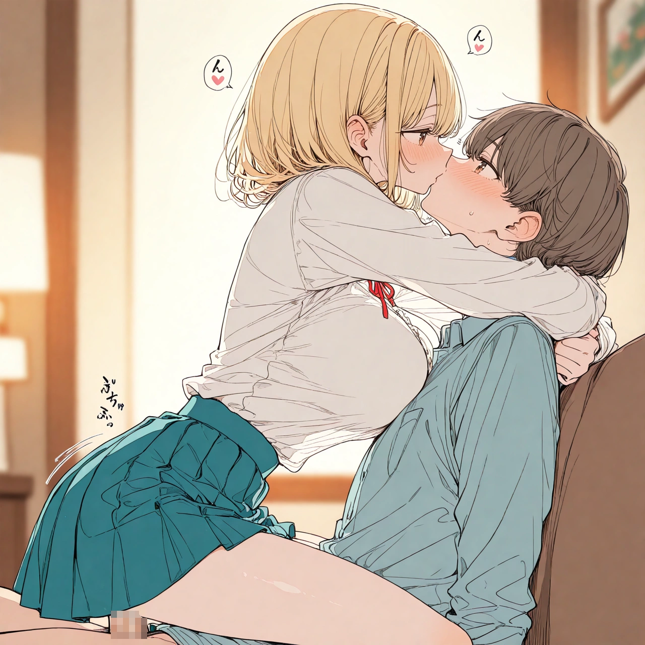 金髪ショートの彼女とイチャラブえっち！ 22