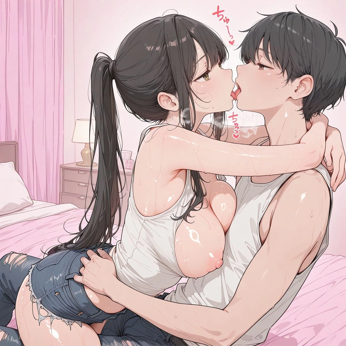 乳首責めまくっても顔色一つ変えないがキスは熱いし足コキはうまい 4