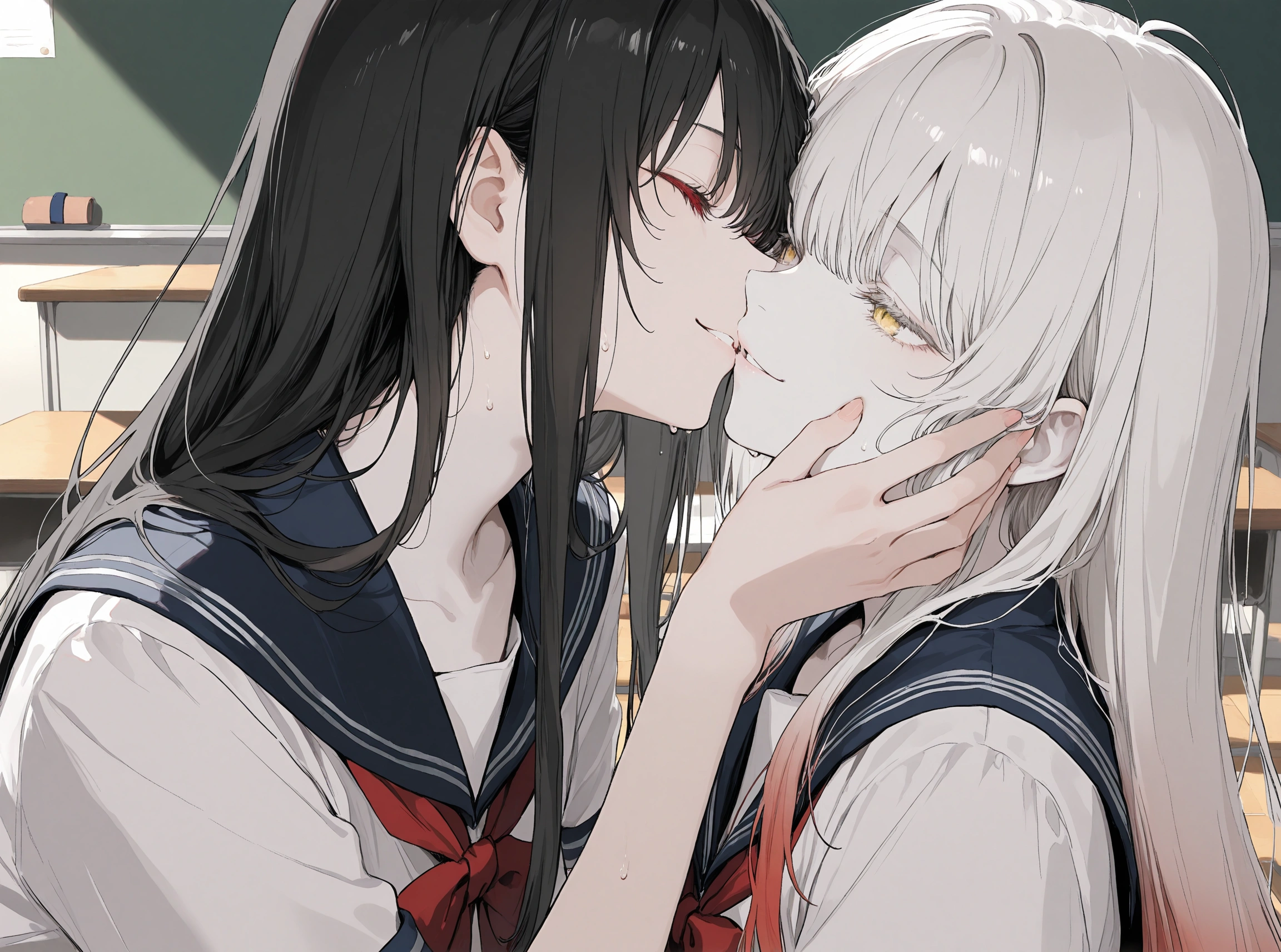 オリジナル　黒白百合少女 2