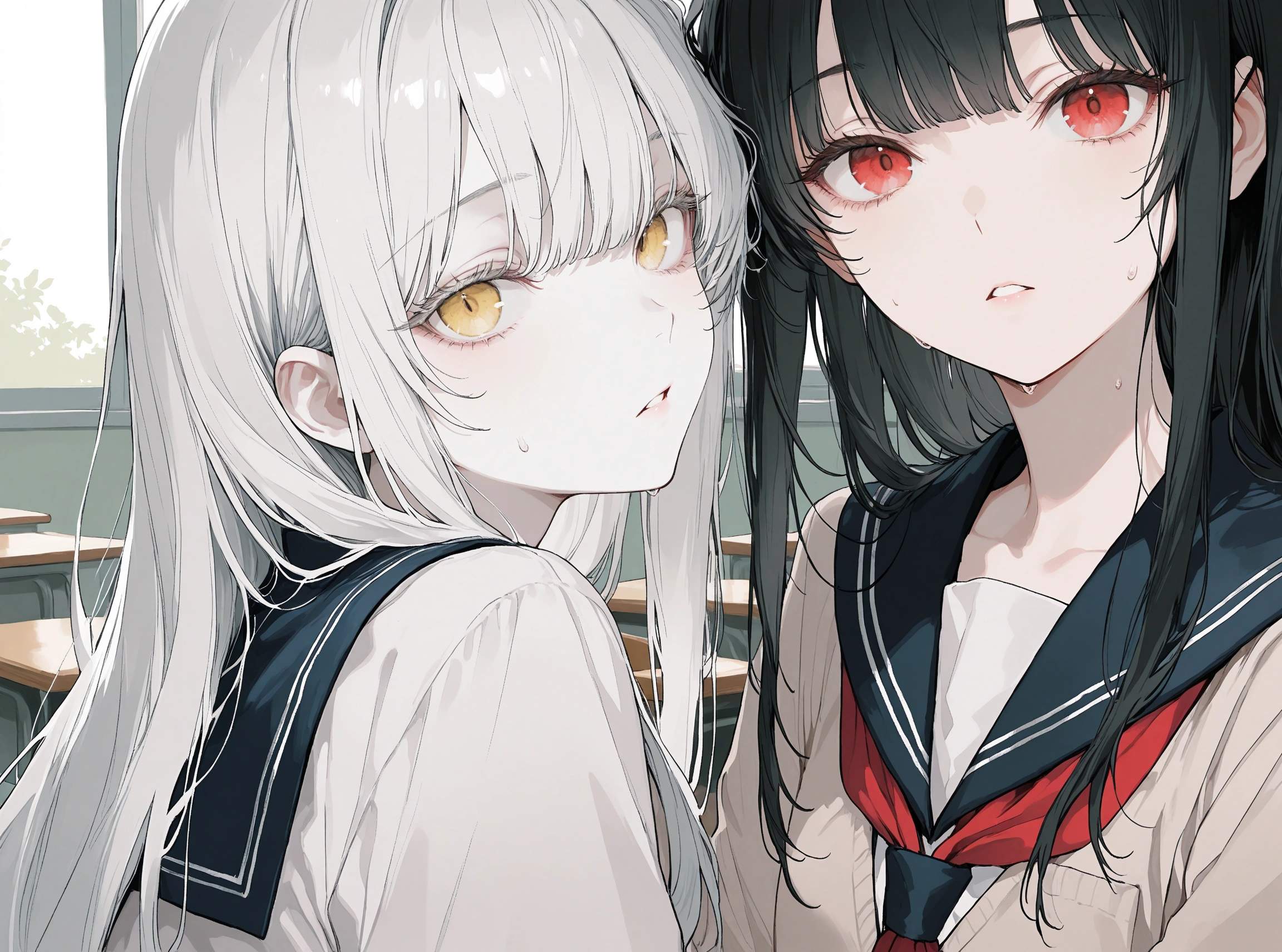 オリジナル　黒白百合少女 3