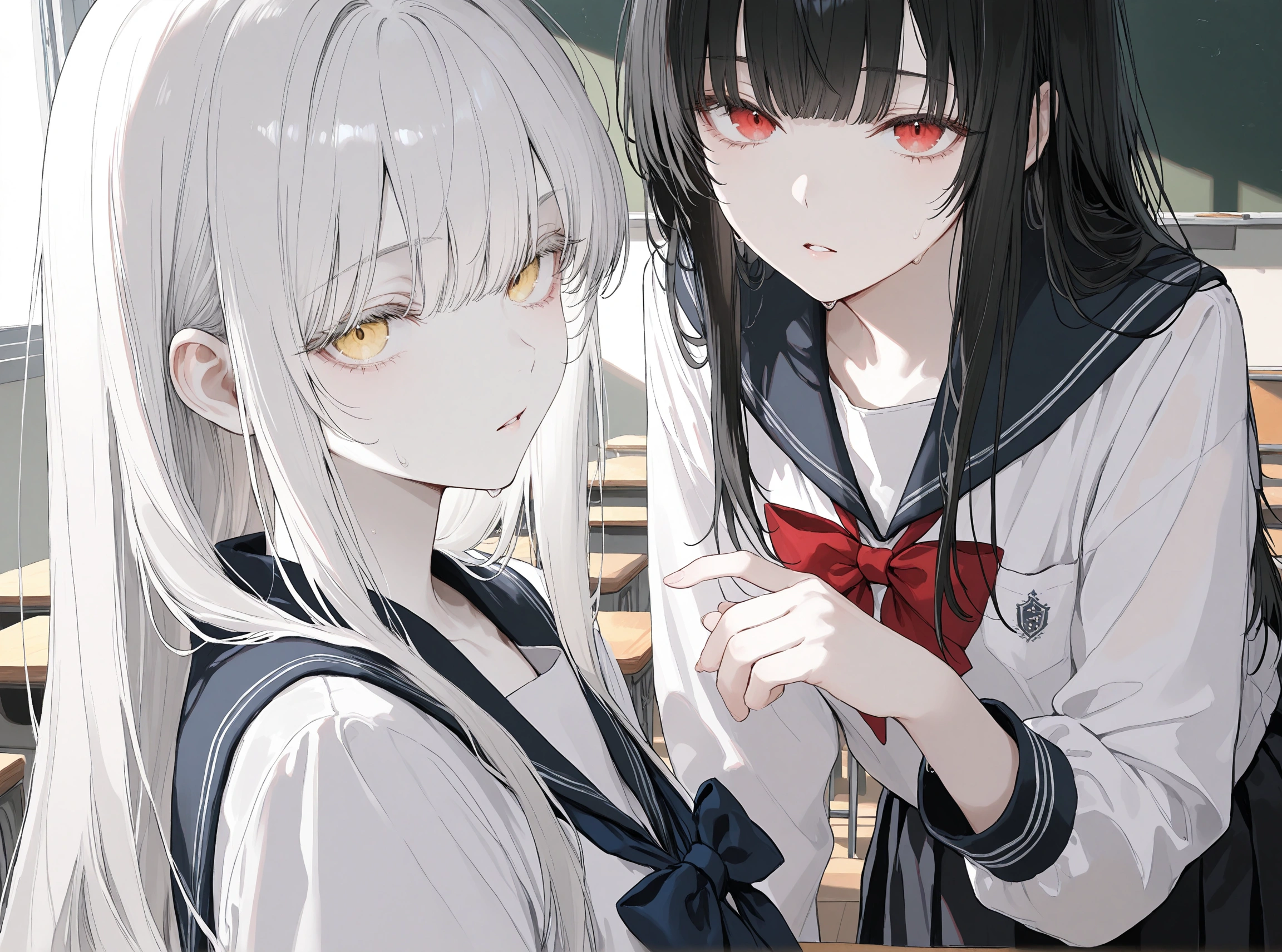 オリジナル　黒白百合少女 4