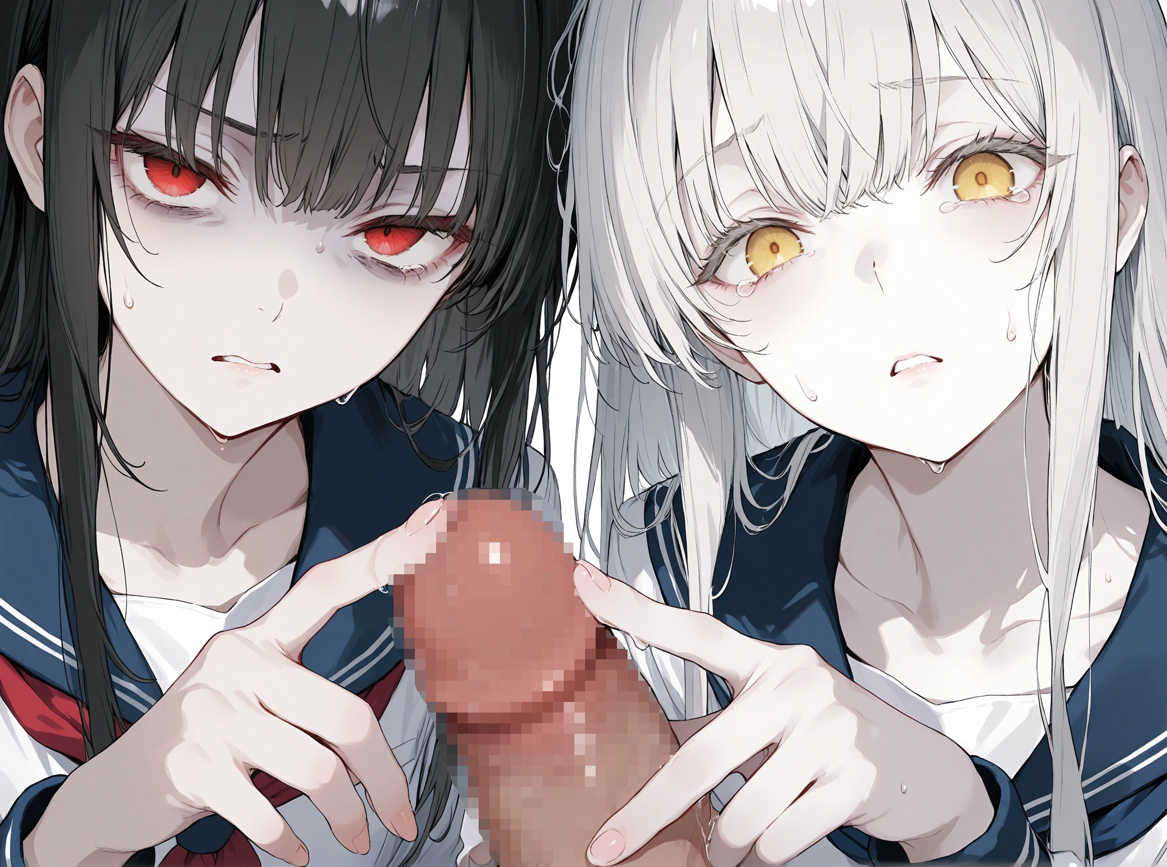 オリジナル　黒白百合少女 5