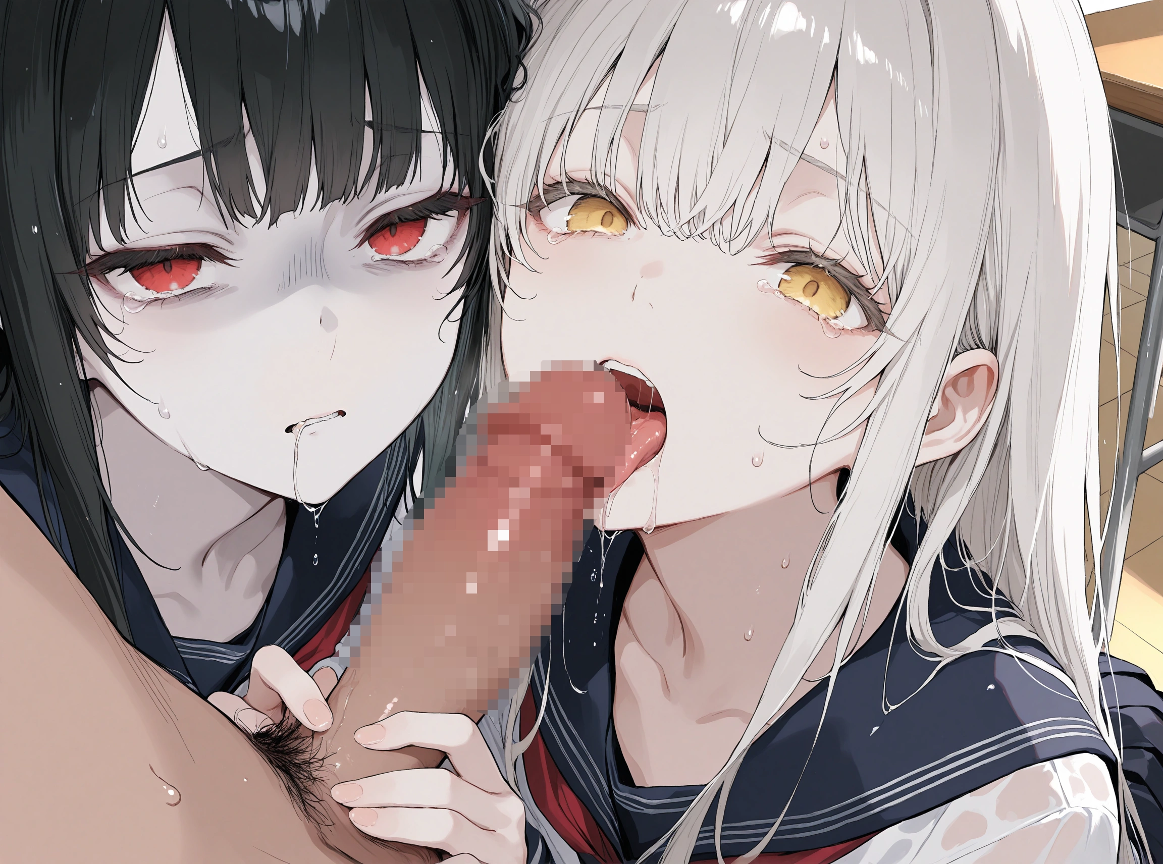 オリジナル　黒白百合少女 9