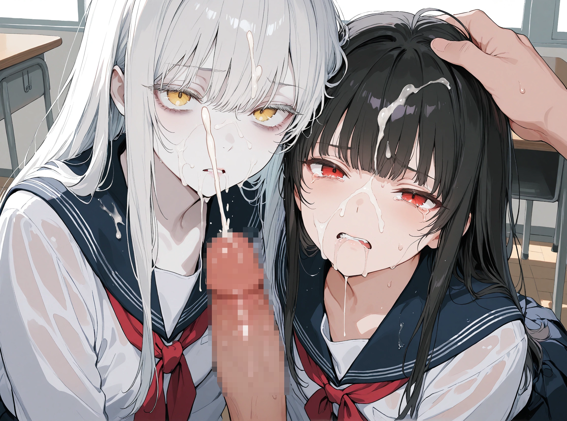 オリジナル　黒白百合少女 21