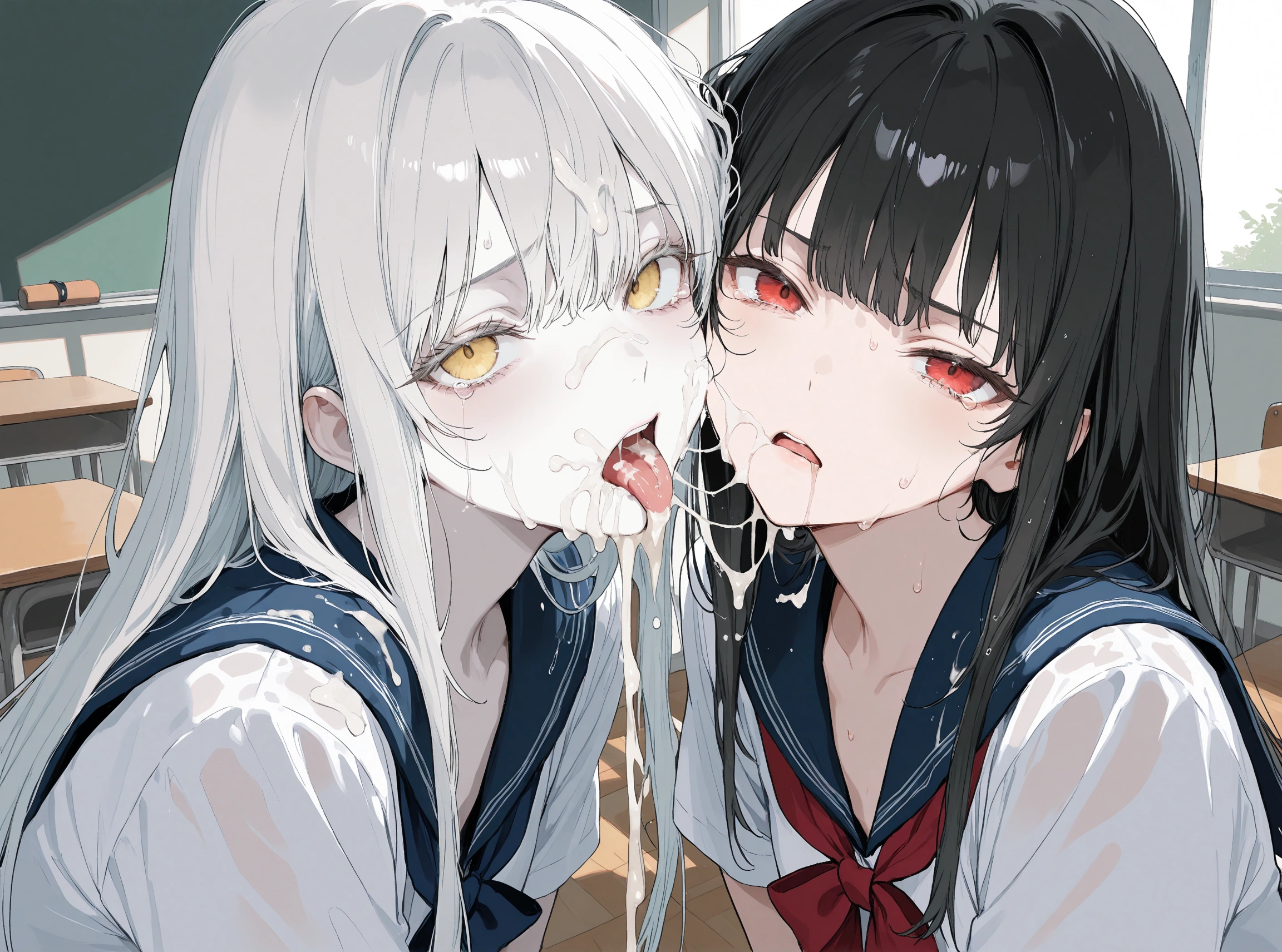 オリジナル　黒白百合少女 28