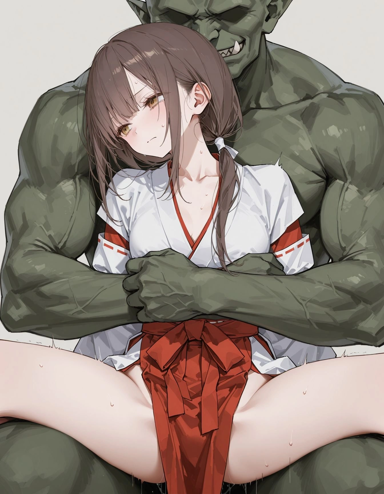退魔失敗の巫女　オーク襲撃Ver 2